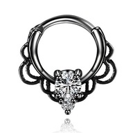 CLICKER ZIRCONIA BLACK SEPTUM DAITH TITANIUM 1,2/10 CLICKER ZIRCONIA BLACK SEPTUM DAITH TITANIUM 1,2/10