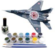 MiG-29A POĽSKO Stavebnica modelu + FARBY a LEPIDLO MiG-29A POĽSKO Stavebnica modelu + FARBY a LEPIDLO