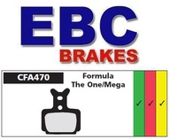 Cyklistické podložky EBC (organic performance) CFA470R Cyklistické podložky EBC (organic performance) CFA470R