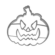 Strašidelná forma na tekvicu 6,1 cm halloweenske sušienky Strašidelná forma na tekvicu 6,1 cm halloweenske sušienky