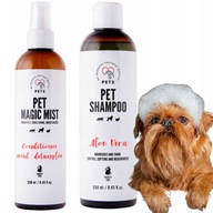 ALOE ŠAMPÓN 250 ml pre psov všetkých plemien + PETS MIST 250 ml ALOE ŠAMPÓN 250 ml pre psov všetkých plemien + PETS MIST 250 ml