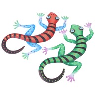 2ks Gecko prívesky Insects Wall Art