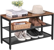 RUSTIKÁLNA LOFT PRIEMYSELNÁ OBUV RACK BENCH RUSTIKÁLNA LOFT PRIEMYSELNÁ OBUV RACK BENCH