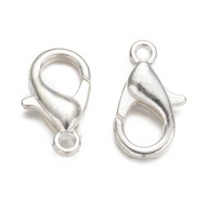 VEĽKOOBCHOD Strieborné karabíny 14mm 100 ks VEĽKOOBCHOD Strieborné karabíny 14mm 100 ks