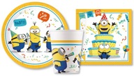 Minions sada pohárov, tanierov a obrúskov Minions sada pohárov, tanierov a obrúskov