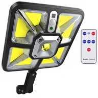 VÝKONNÁ SOLÁRNA LAMPA SNÍMAČ POHYBU + DIAĽK