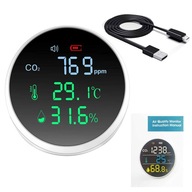 Monitor kvality vzduchu 3v1 CO2 s vlhkosťou tepl