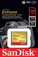 Pamäťová karta SANDISK Extreme 128GB Compact Flash 120/85