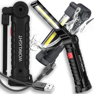 LED COB DIELENSKÁ LAMPA GARÁŽOVÁ SILNÁ SKLADAČNÁ SVATKA S MAGNETOM + HÁKOM LED COB DIELENSKÁ LAMPA GARÁŽOVÁ SILNÁ SKLADAČNÁ SVATKA S MAGNETOM + HÁKOM