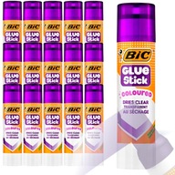 15x FIALOVÉ Kúzelné školské LEPIDLO pre deti, farebná tyčinka Bic, 8g 15x FIALOVÉ Kúzelné školské LEPIDLO pre deti, farebná tyčinka Bic, 8g