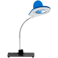 LAMPA NA ŠPERKY 40x LED STOLOVÁ LUPINA MODRÁ LAMPA NA ŠPERKY 40x LED STOLOVÁ LUPINA MODRÁ