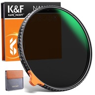 KF Sivý filter 58mm NASTAVITEĽNÝ ND2-ND400 fader PRO