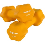 SET 2x NEOPRÉNOVÉ ČUPY 1,5KG FITNESS AEROBIC SET 2x NEOPRÉNOVÉ ČUPY 1,5KG FITNESS AEROBIC