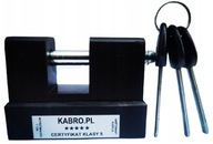 KABRO VISIACI ZÁMEK C5, OCHRANA VLÁČANIA ČIERNY, CERTIFIKÁT, 3 KĽÚČE KABRO VISIACI ZÁMEK C5, OCHRANA VLÁČANIA ČIERNY, CERTIFIKÁT, 3 KĽÚČE