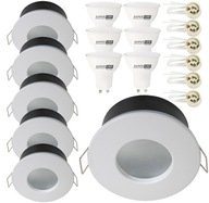 6x svietidlo Hermetické IP44 + podhľad LED GU10 5W 6x svietidlo Hermetické IP44 + podhľad LED GU10 5W