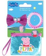 Súprava s kozmetickou taštičkou, manžetovými gombíkmi, náramkom Peppa Súprava s kozmetickou taštičkou, manžetovými gombíkmi, náramkom Peppa