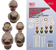 Podložky a vypúšťacie skrutky oleja, 534 ks BGS Podložky a vypúšťacie skrutky oleja, 534 ks BGS