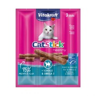 VITAKRAFT Cat Stick Flounder Omega3 pre mačky 3x6g