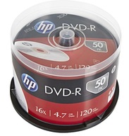 DISKY HP DVD-R 4,7 GB 50 KS NA ARCHIVOVANIE