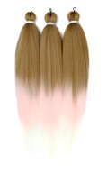 Syntetické vlasy 3 Ponytails Kanekalon rovný 240g ombre Syntetické vlasy 3 Ponytails Kanekalon rovný 240g ombre