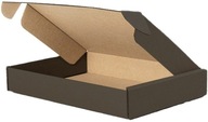 ČIERNA tvarovaná prepravná krabica 200x115x30mm InPost A krabica 20 kusov ČIERNA tvarovaná prepravná krabica 200x115x30mm InPost A krabica 20 kusov