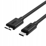 Kábel USB Type-C na microUSB 3.0 disk 1m Unitek Kábel USB Type-C na microUSB 3.0 disk 1m Unitek