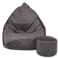Mega Pouffe Bag Sako 100 x 130 na sedenie | ZADARMO Mega Pouffe Bag Sako 100 x 130 na sedenie | ZADARMO