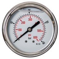GLYCERÍNOVÝ MANOMETER 63MM ZADNÉ 1/4 40 BAROVÉ HODINY GLYCERÍNOVÝ MANOMETER 63MM ZADNÉ 1/4 40 BAROVÉ HODINY