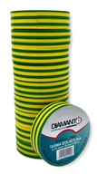 PVC páska 19mm x 20m ZELENO-ŽLTÁ 10 ks DIAMANTO PVC páska 19mm x 20m ZELENO-ŽLTÁ 10 ks DIAMANTO
