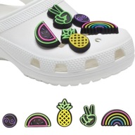 CROCS JIBBITZ TOPÁNKY ŠTÍTOK SADA 5 KUSOV LED OVOCIE CROCS JIBBITZ TOPÁNKY ŠTÍTOK SADA 5 KUSOV LED OVOCIE