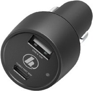 Hama nabíjačka do auta USB-C/USB-A PD QC 30W čierna