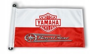 VLAJKA NA MOTOCYKL na palici Poľsko 19 x 35cm VLAJKA NA MOTOCYKL na palici Poľsko 19 x 35cm