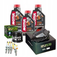 Filter YAMAHA YZF R6 16-19, olej Motul 7100, zapaľovacie sviečky Filter YAMAHA YZF R6 16-19, olej Motul 7100, zapaľovacie sviečky