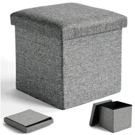 POUF S ODLOŽNOU OPIEROU NA NÔŽKY DO OBÝVAČKY OTVORENIE KONTAJNEROV POUF veľkosť M POUF S ODLOŽNOU OPIEROU NA NÔŽKY DO OBÝVAČKY OTVORENIE KONTAJNEROV POUF veľkosť M