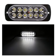 Stroboskopická obrysová lampa 12xLED 12V 24V BIELE REVERZ Stroboskopická obrysová lampa 12xLED 12V 24V BIELE REVERZ