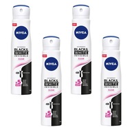 NIVEA Čiernobiely číry antiperspirant 4x250 ml