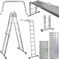 MULTIFUNKČNÝ REBRÍK 4X3 SKLADACIA PLOŠINA 5V1