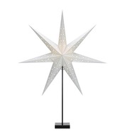 Solvalla 704453 stojaca hviezda, strieborná, výška 100 cm Solvalla 704453 stojaca hviezda, strieborná, výška 100 cm