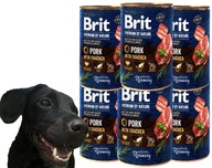 Brit PREMIUM BY NATURE Pork & Trachea Wieprz mokré krmivo pre psov 6x400g Brit PREMIUM BY NATURE Pork & Trachea Wieprz mokré krmivo pre psov 6x400g