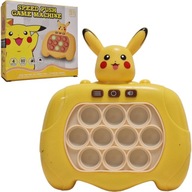 POP IT PIKACHU POKEMON KONZOLA ANTISTRESOVÁ ELEKTRONICKÁ HRA 80 ÚROVNÍ