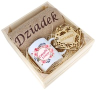 SKVELÝ DARČEK PRE DEDKA UTERÁK + KRABIČKA NA HRNKY SKVELÝ DARČEK PRE DEDKA UTERÁK + KRABIČKA NA HRNKY