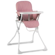 Detská vysoká stolička biela + ružová