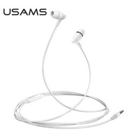 USAMS EP-37 3,5 mm stereo slúchadlá biela/biela HSEP3702