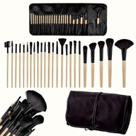 Sada štetcov na make-up + puzdro 24 ks Sada štetcov na make-up + puzdro 24 ks