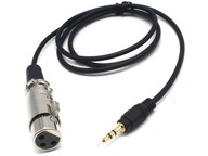 XLR kábel - Mini Jack 3,5 mm MOZOS 1,5 m