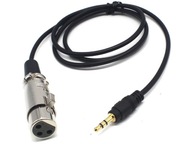 XLR kábel - Mini Jack 3,5 mm MOZOS 1,5 m XLR kábel - Mini Jack 3,5 mm MOZOS 1,5 m