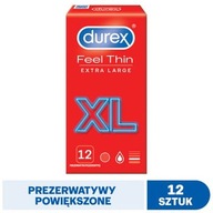 DUREX Feel Thin XL Large kondómy 12 ks.