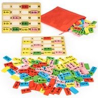 DREVENÉ VZDELÁVACIE MATEMATICKÉ DOMINO BLOKY DREVENÉ VZDELÁVACIE MATEMATICKÉ DOMINO BLOKY