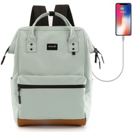 Dámsky batoh Himawari 124 na 15" notebook s USB, vodeodolný, mint Dámsky batoh Himawari 124 na 15" notebook s USB, vodeodolný, mint