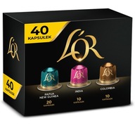 L'OR kapsule - kompatibilné s Nespresso(r)* 40 ks. L'OR kapsule - kompatibilné s Nespresso(r)* 40 ks.